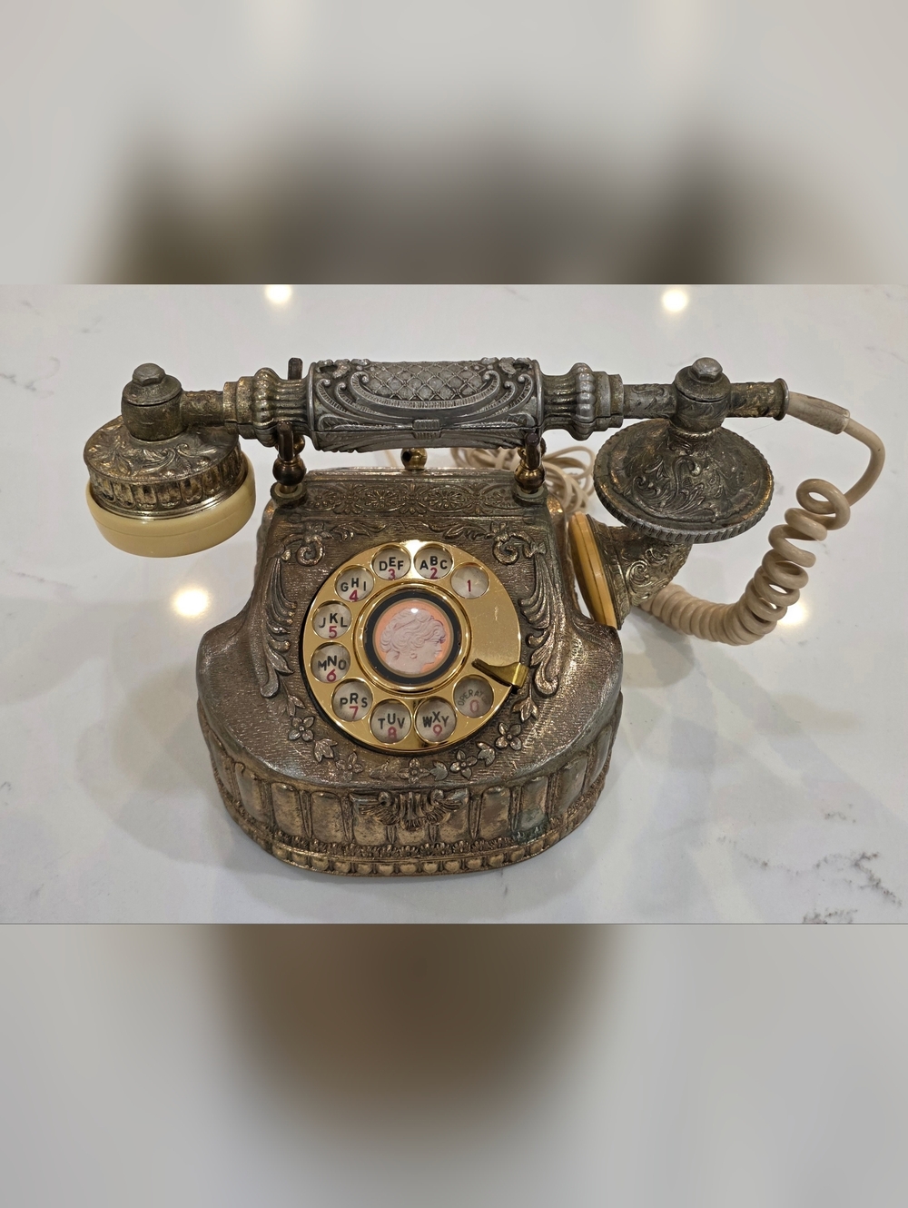 Vintage Ornate Rotary Phone